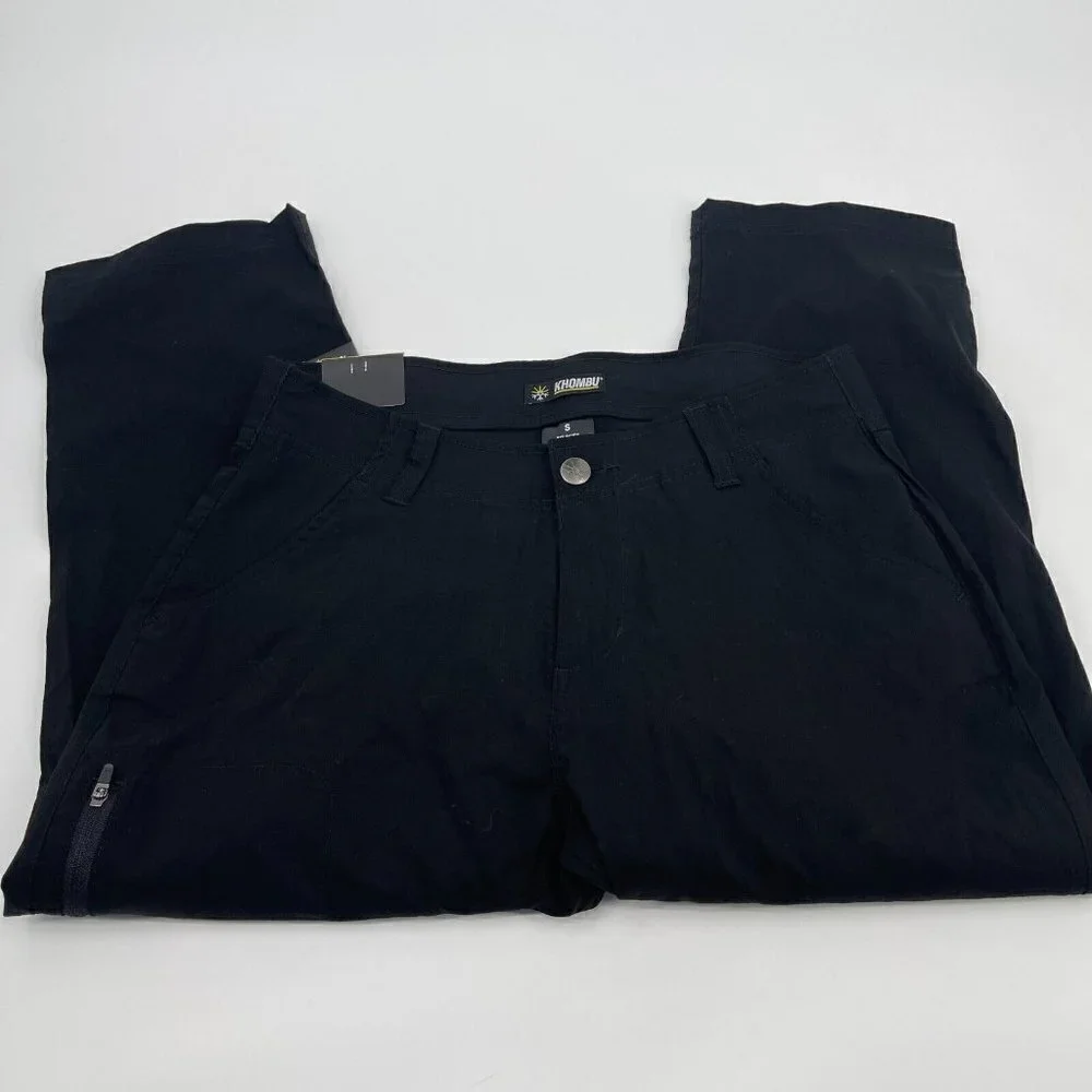 Khombu Carpi Pants Small Womens Black Casual Activewear Outdoor Athletic New S